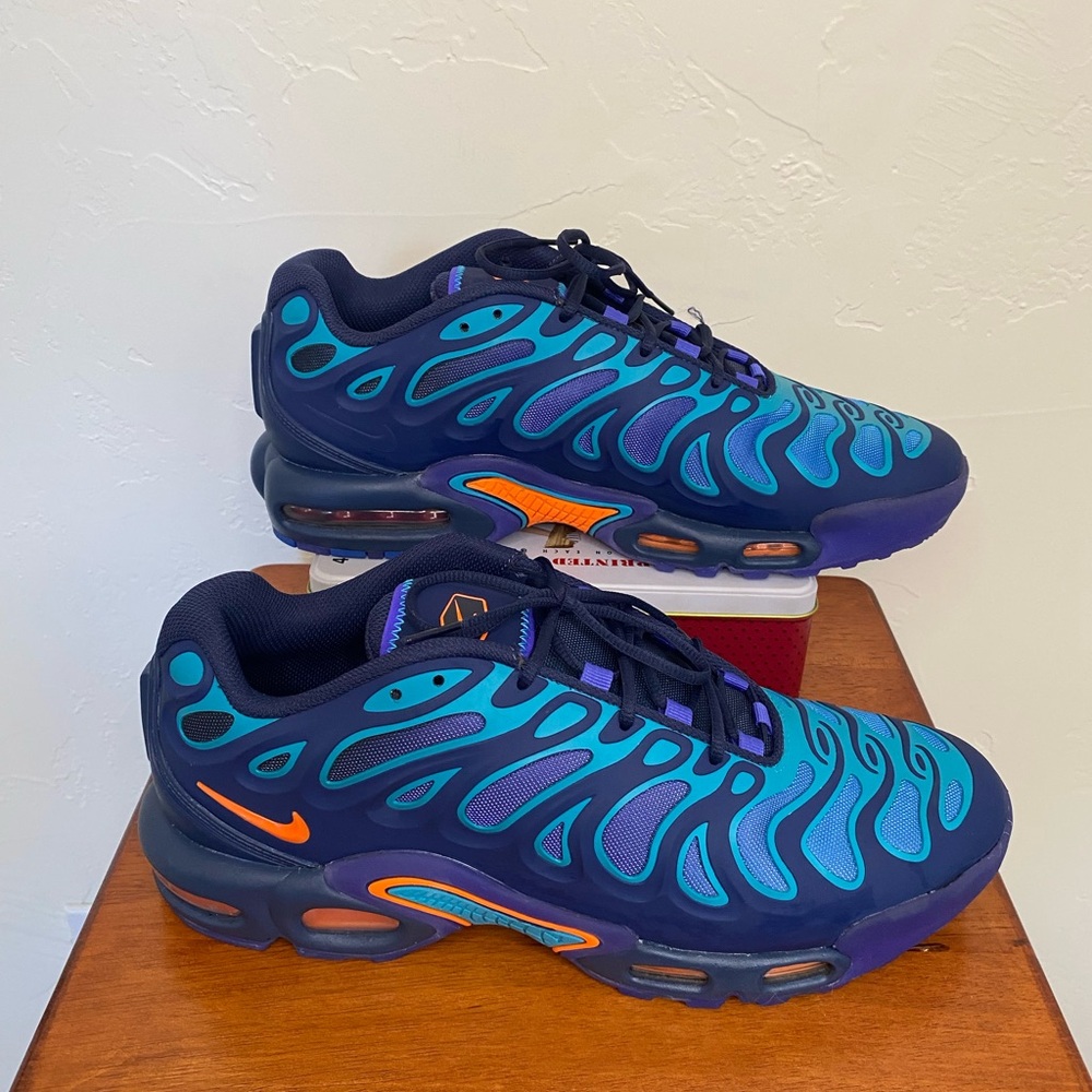 Nike Air Max Plus Drift Midnight Navy Men’s shoes 11.5 NEW Dusty Cactus Orange